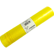 Alufix Vrecia pevné zaťahovacie, 120l, 70 x 100 cm žlté 20 ks