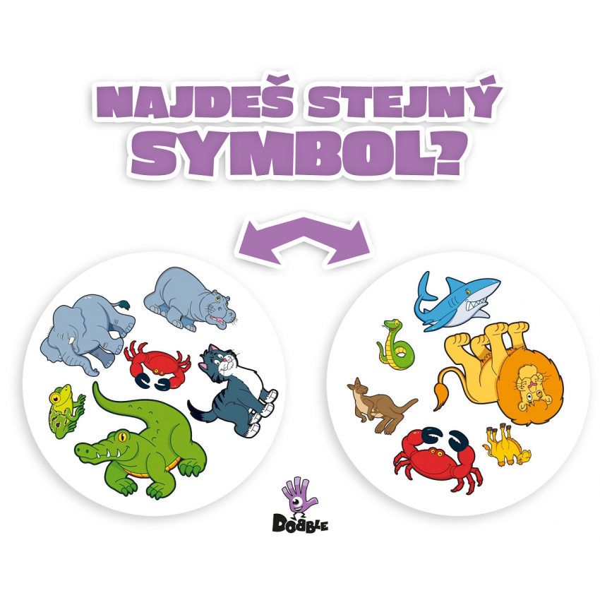 Spoločenská hra Dobble KIDS rajHračiek, pre malé deti, pre chlapcov, darček na narodeniny