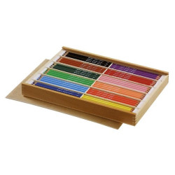 Bruynzeel mega šesťhrabbé farbičky v drevennom boxe, 144ks