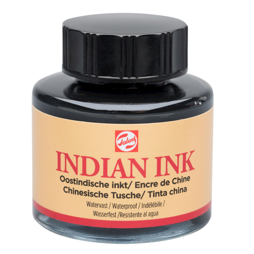 Talens atrament čierny 30ml Indian Ink Bottle 30 ml Black 700 Talens atrament čierny 30ml Indian Ink Bottle 30 ml Black 700