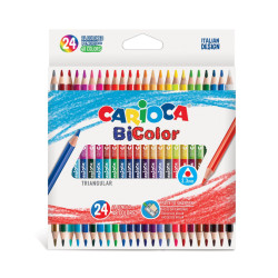 Farbičky BiColor trojhranné dvojfarebné farbičky 24 ks