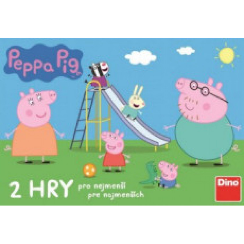 Peppa Pig – Dve spoločenské hry pre najmenších Peppa Pig – Dve spoločenské hry pre najmenších