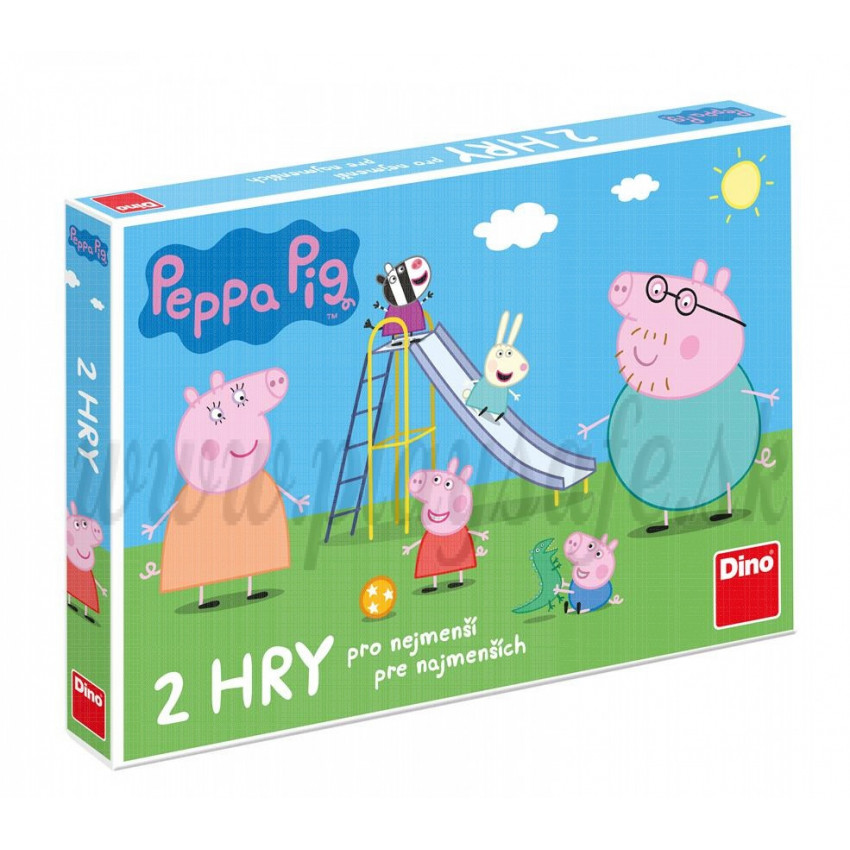 Peppa Pig – Dve spoločenské hry pre najmenších Peppa Pig – Dve spoločenské hry pre najmenších
