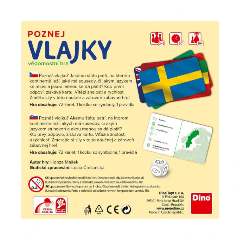 Poznaj vlajky Spoločenská hra vlajky sveta, spoločenské hry