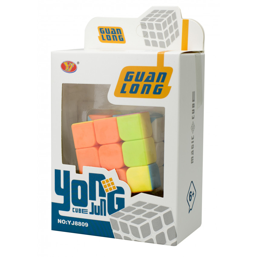 Hlavolamová Logická hra PUZZLE KOCKA neónová 3X3, 5,5 cm rajHračiek, pre malé deti, pre chlapcov, darček na narodeniny