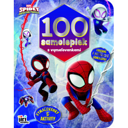 Omaľovánka JM A4 + 100 samolepiek - SPIDEY